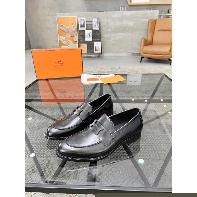 H**mes leather shoes